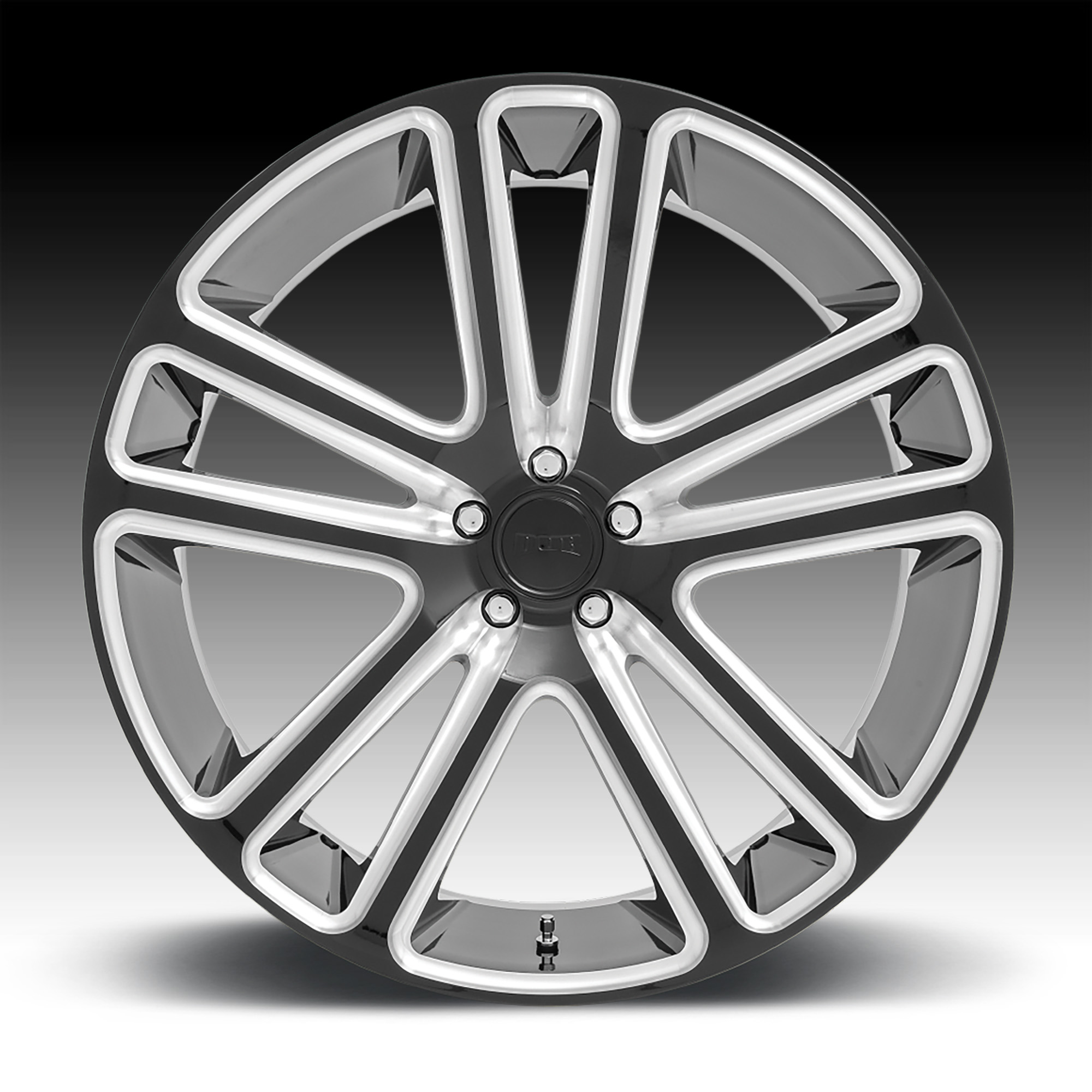 Dub Flex S255 Gloss Black Milled Custom Wheels - S255 / Flex - Dub